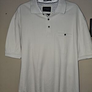 JACHS Men's White Polo Shirt